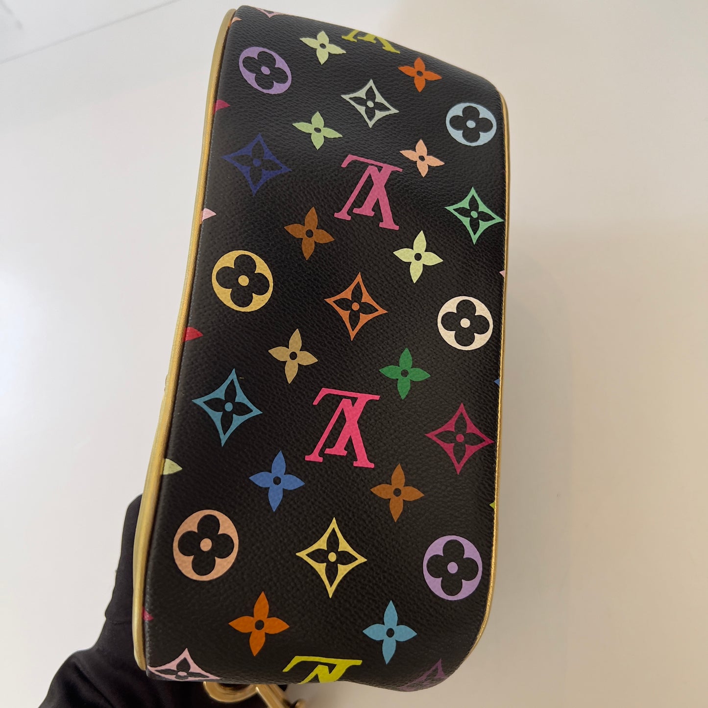 Louis Vuitton Monogram Multicolor Marilyn Black Gold