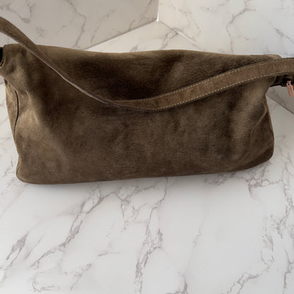 Vintage Fendi XL Suede Baguette