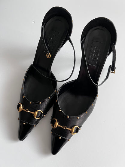 Vintage Gucci horsebit heels