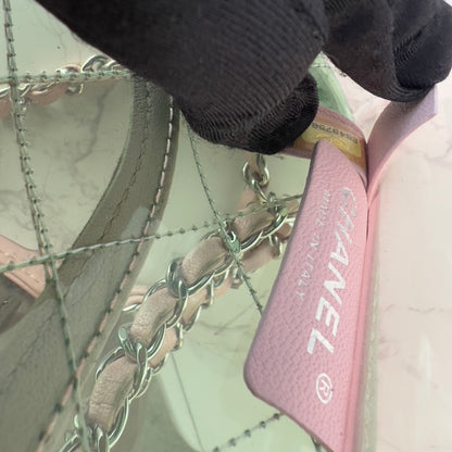 Chanel 18S Coco Splash Pastel Rainbow PVC Medium Flap Bag