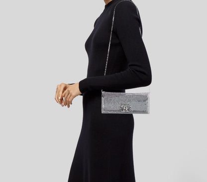 Chanel Paris- Dubai Crystal- embellished Clutch