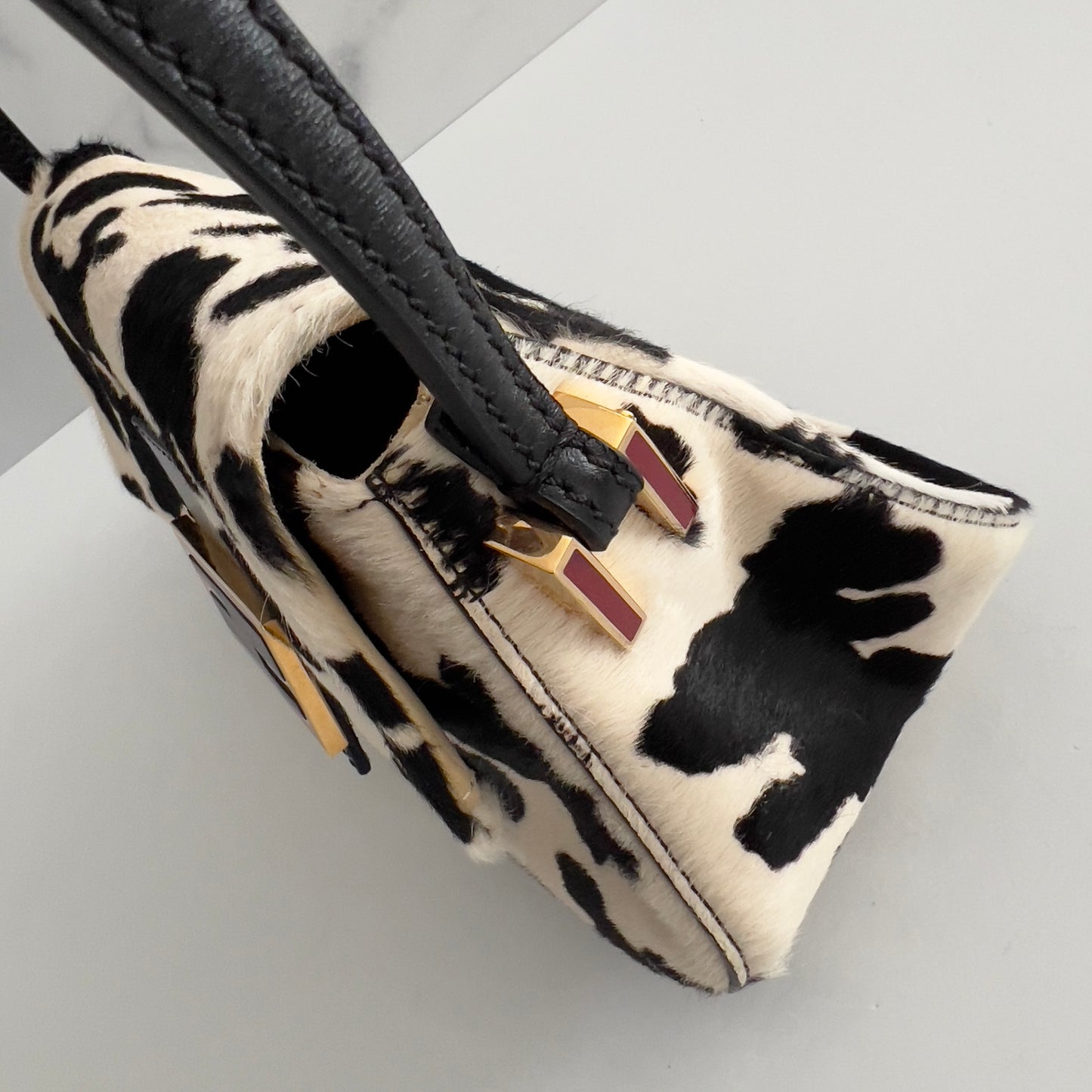 Fendi Pony Hair Mini Mamma Baguette