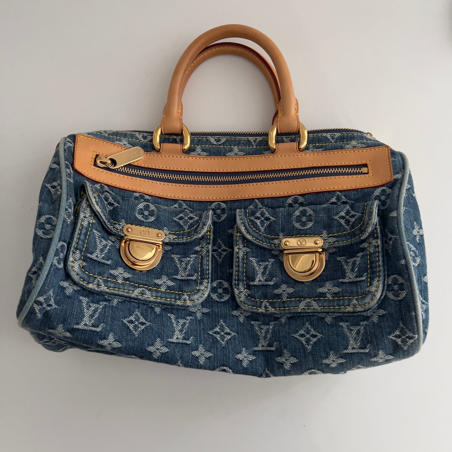 Vintage Louis Vuitton Neo Speedy Blue Bag