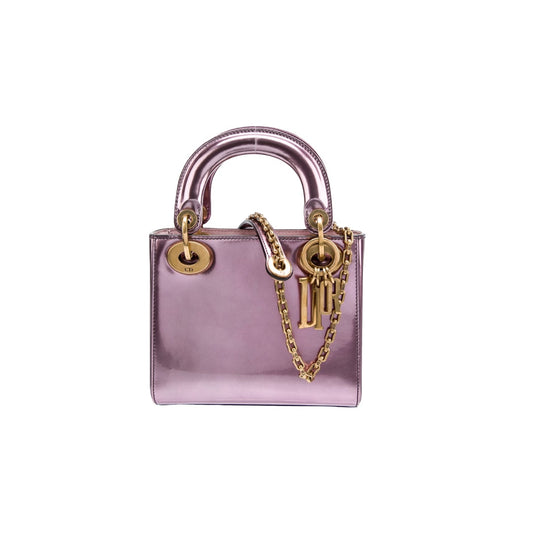 Dior mini metallic lady Dior bag