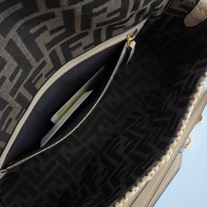 NWT! Fendi Raffia & Sequin Baguette