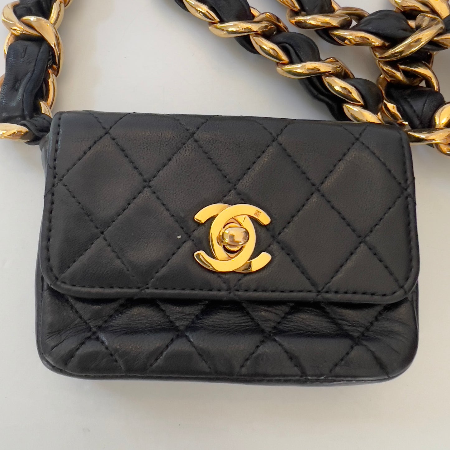 Vintage Chanel CC Turn-lock mini bag