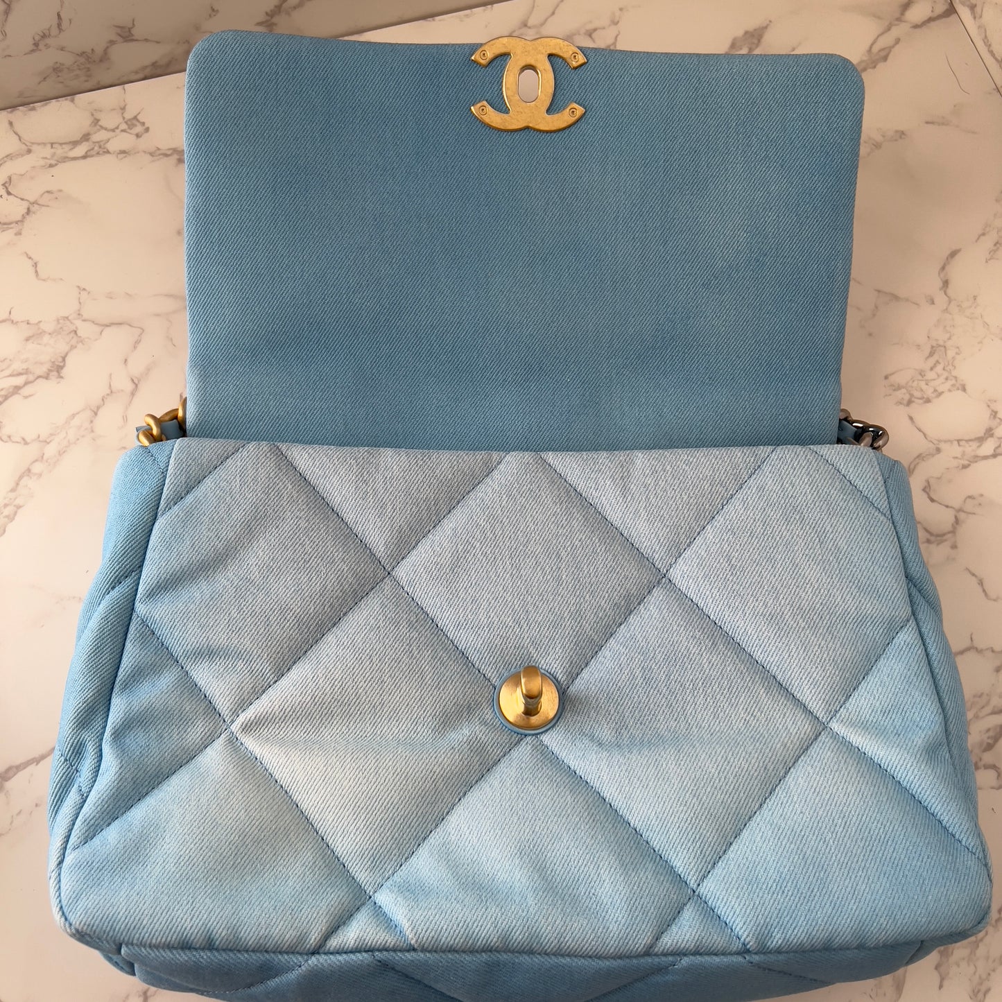 Chanel Medium Denim 19 FLap bag