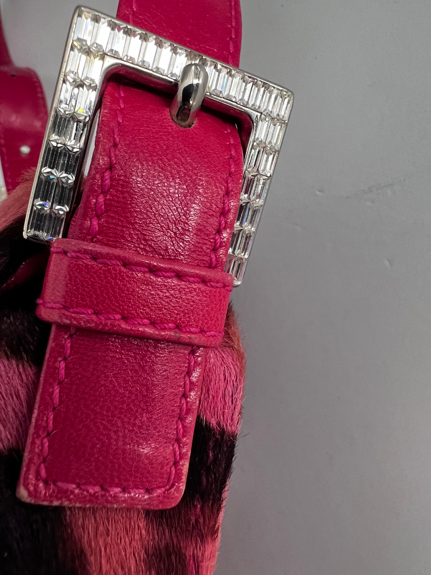 Fendi Cheetah pony hair mini bag