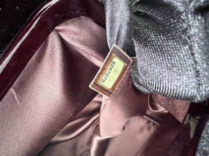 Chanel corduroy kiss lick CC shoulder bag