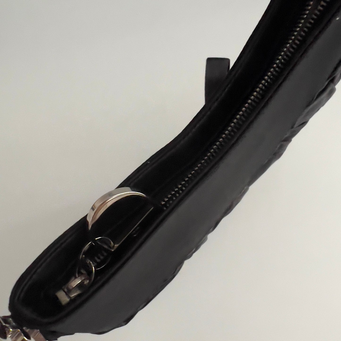 Vintage Dior Mini Black Satin Ballet bag