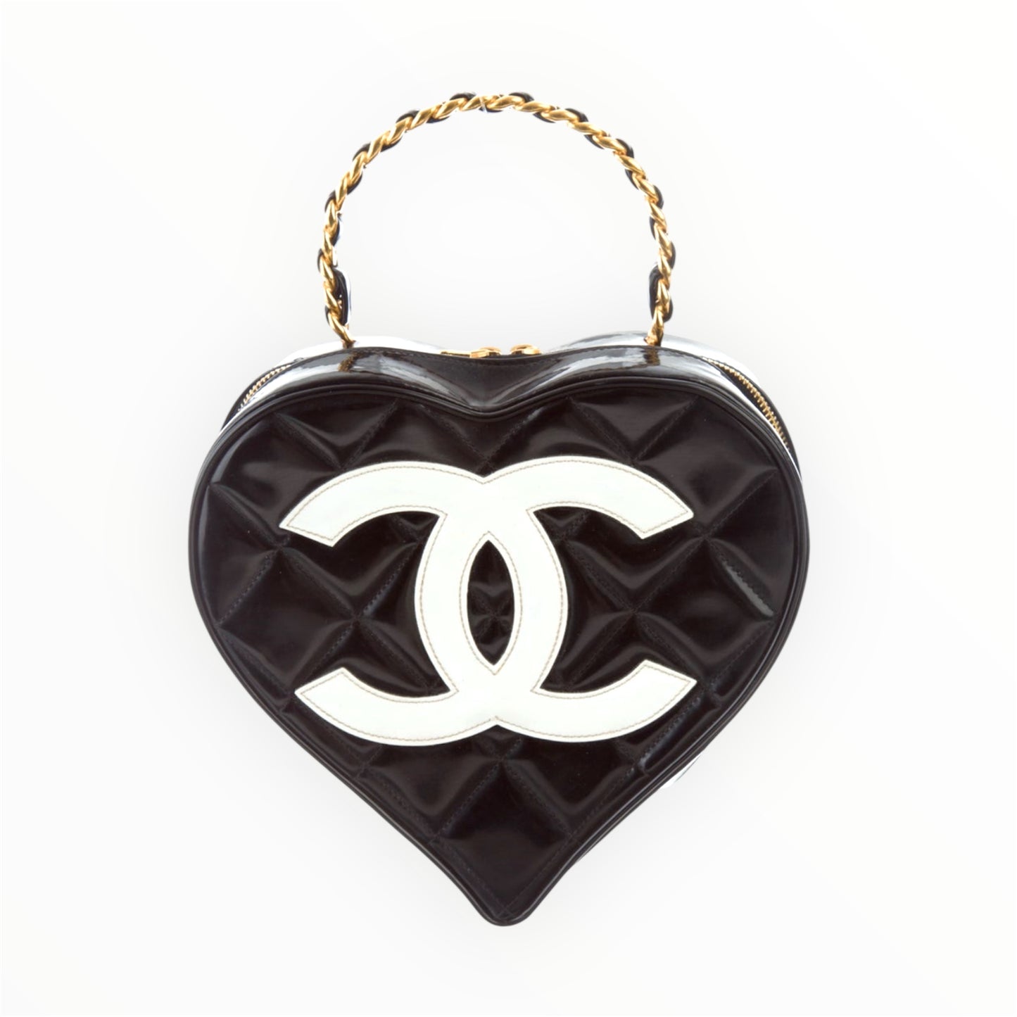 Vintage Chanel Quilted Heart Bag