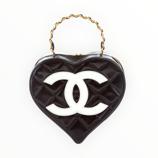 Vintage Chanel Quilted Heart Bag