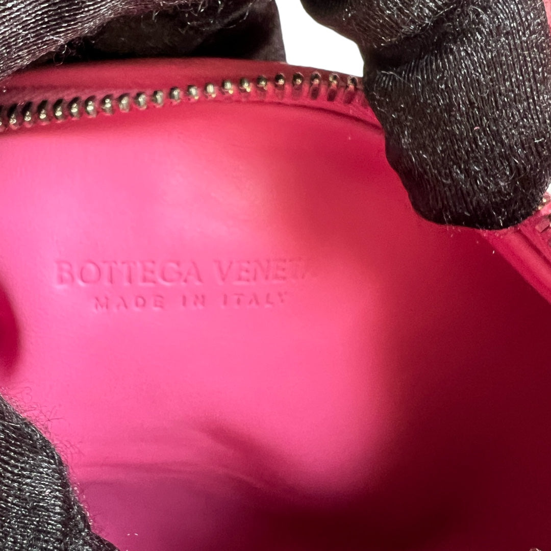 Bottega Veneta hot pink Intrecciato mini Jodie