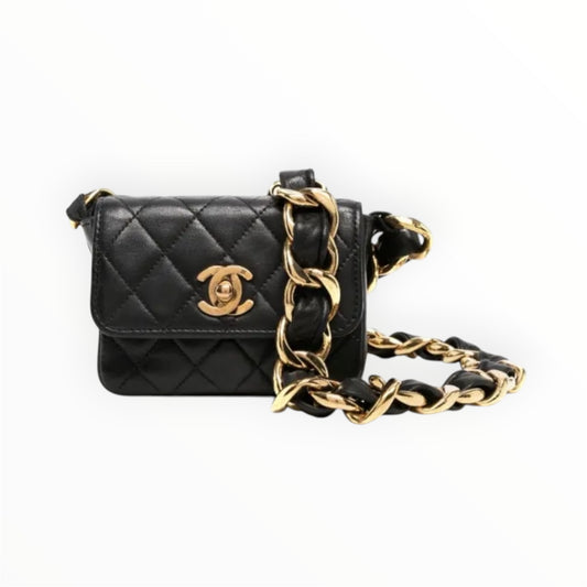 Vintage Chanel CC Turn-lock mini bag