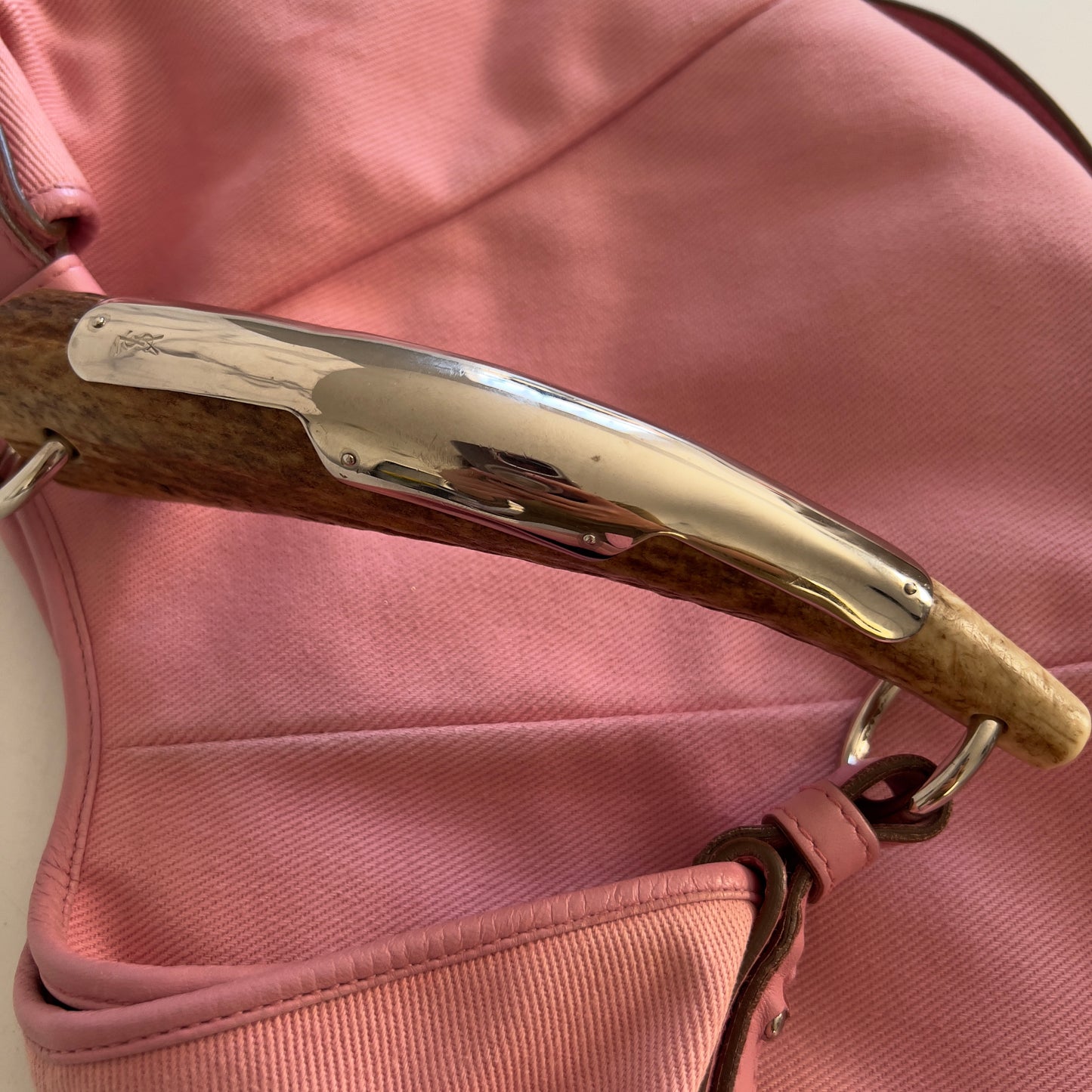 Vintage YSL Pink Canva Mombasa Bag