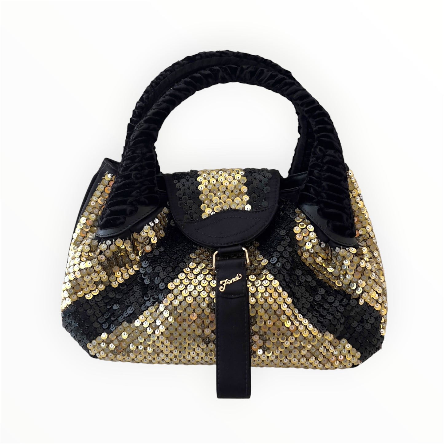 Fendi Sequin Spy Handle Bag