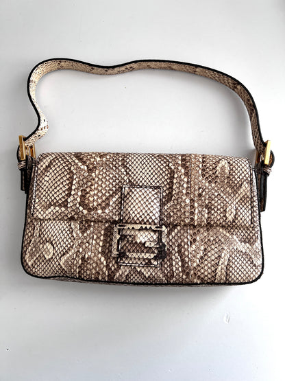 Fendi python baguette