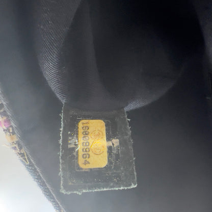 Vintage Chanel Patchwork Multicolor Jumbo Single Flap bag