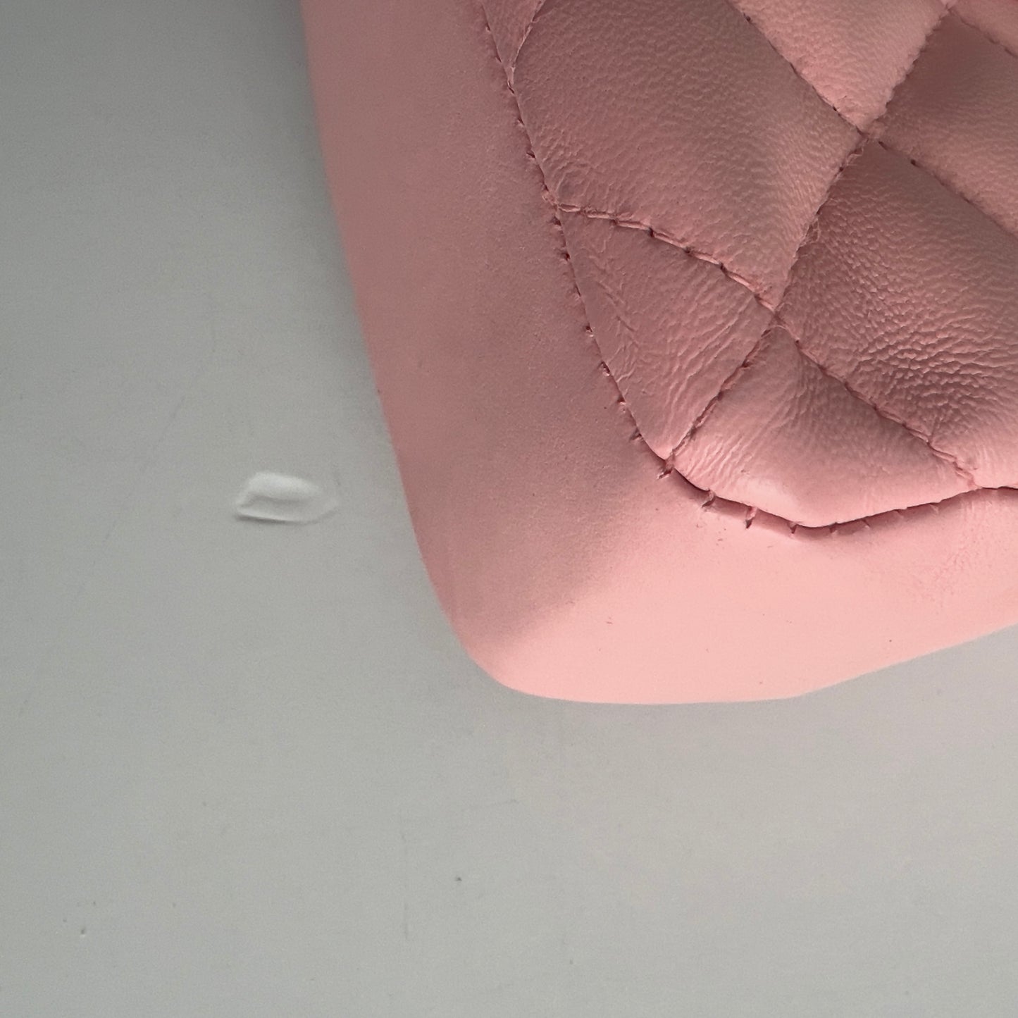 Vintage Chanel Pink Quilted Lambskin Medium Heart Chain Valentine Flap Bag