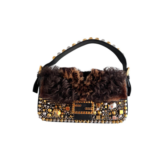 Fendi Byzantine fur baguette