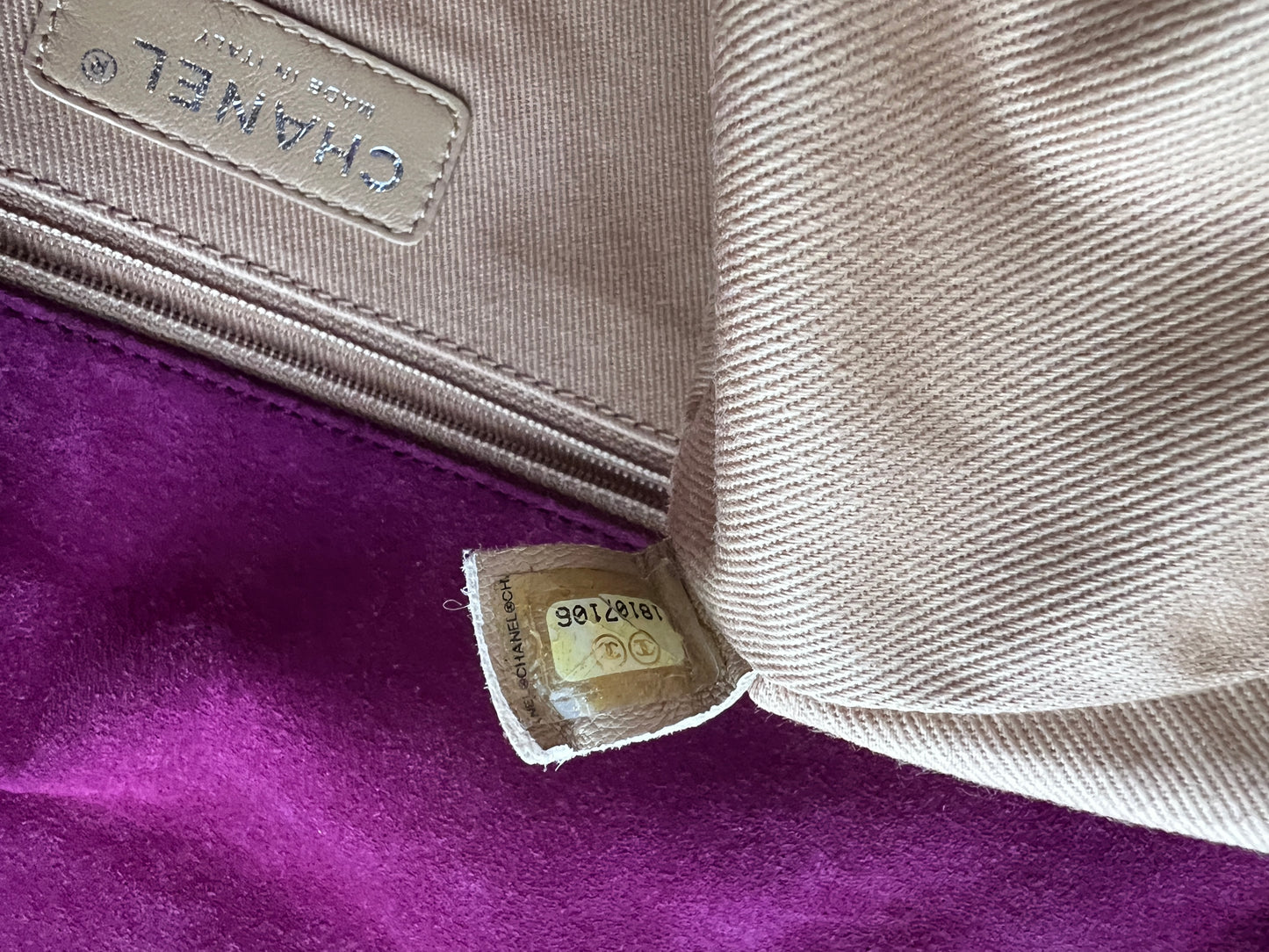 Chanel burgundy suede quilted flap bag