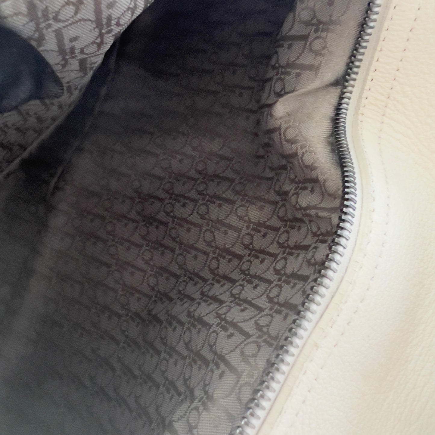 Dior Badge White Gaucho Limited Edition Bag
