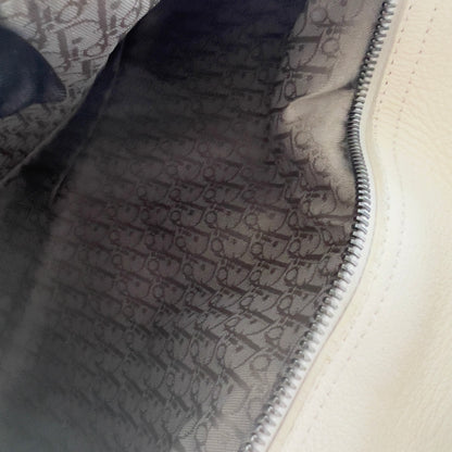 Dior Badge White Gaucho Limited Edition Bag