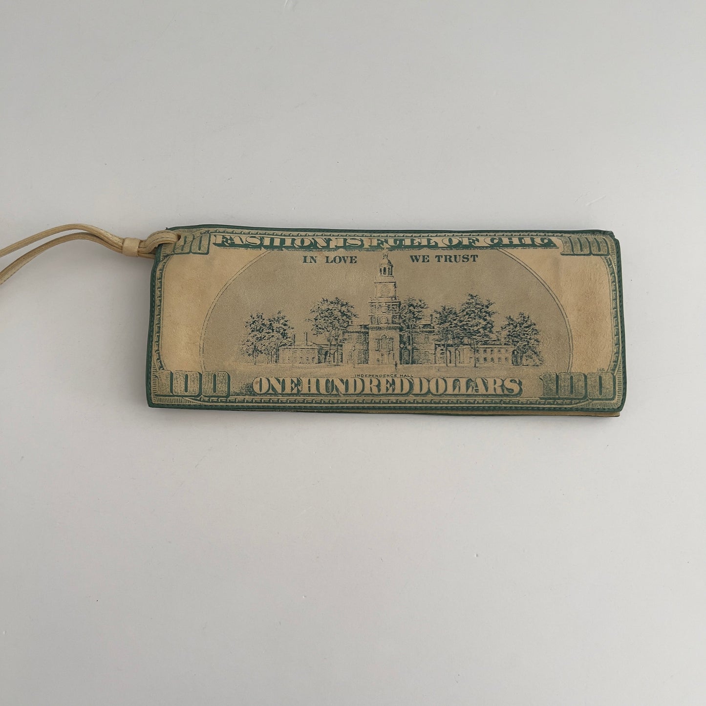 Vintage Moschino Hundred Dollar Wrist Bag