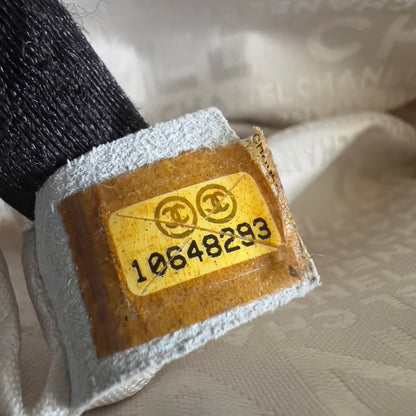 Vintage Chanel Valentine Heart Limited Edition Canvas Small Flap Bag