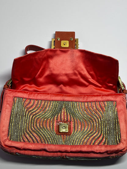Vintage Custom Fendi Baguette – Tropical Insect Embroidery