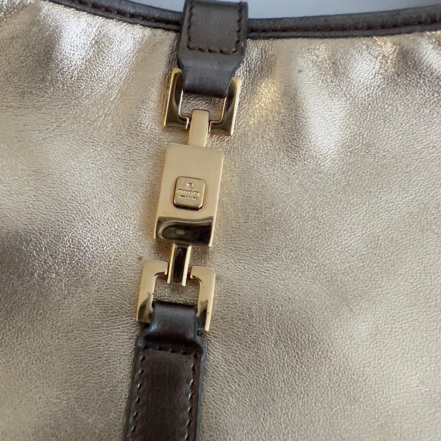 Vintage Gucci Mini Gold Jackie