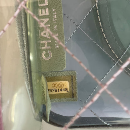Chanel 18S Coco Splash Pastel Rainbow PVC Medium Flap Bag