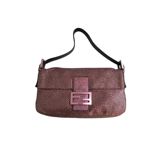 Fendi Metallic Purple Baguette
