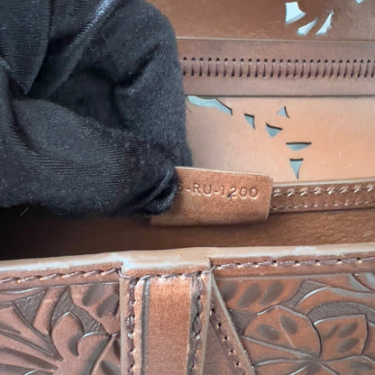 Dior Laser-Cut Floral Leather Saddle