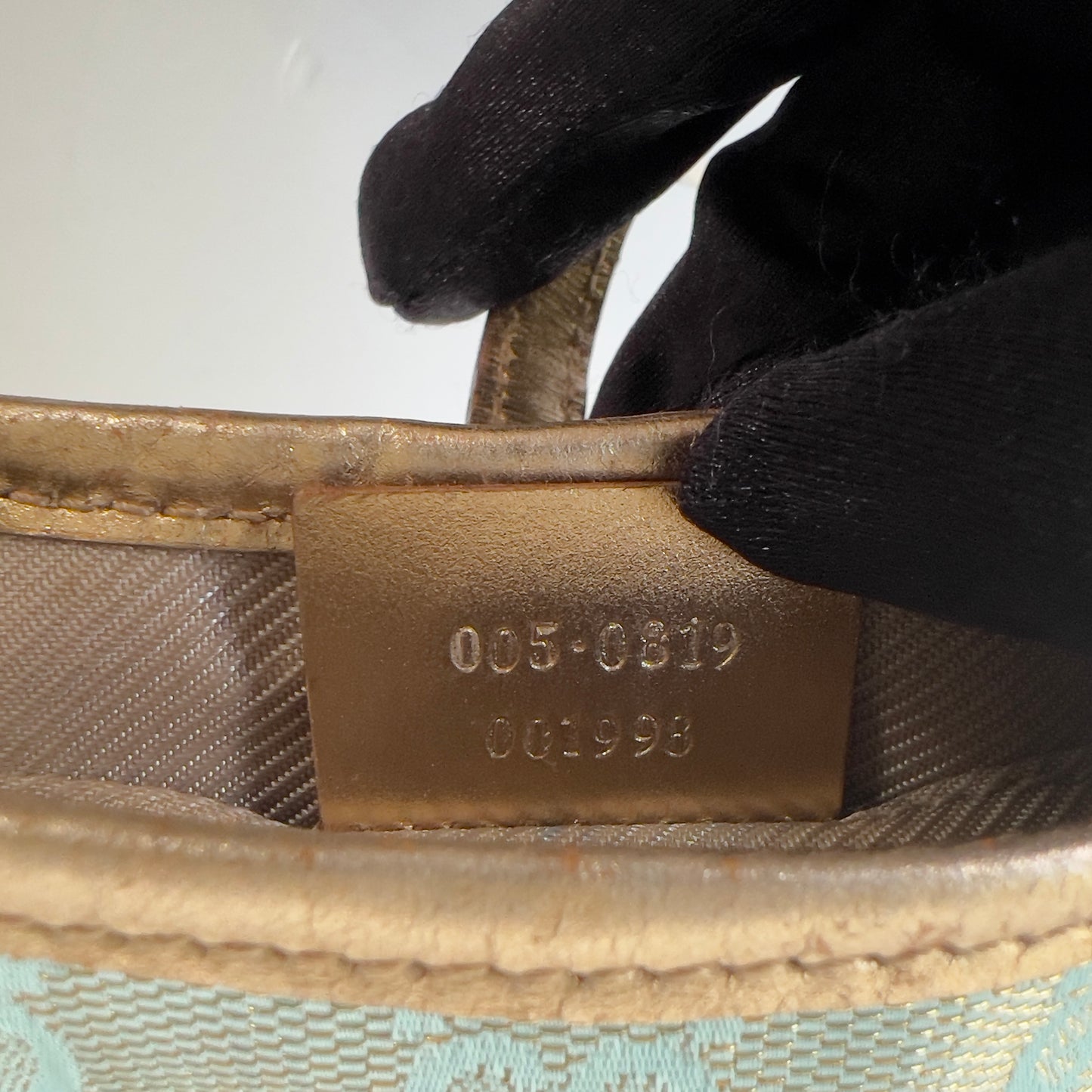Vintage Gucci Mini Blue Jackie