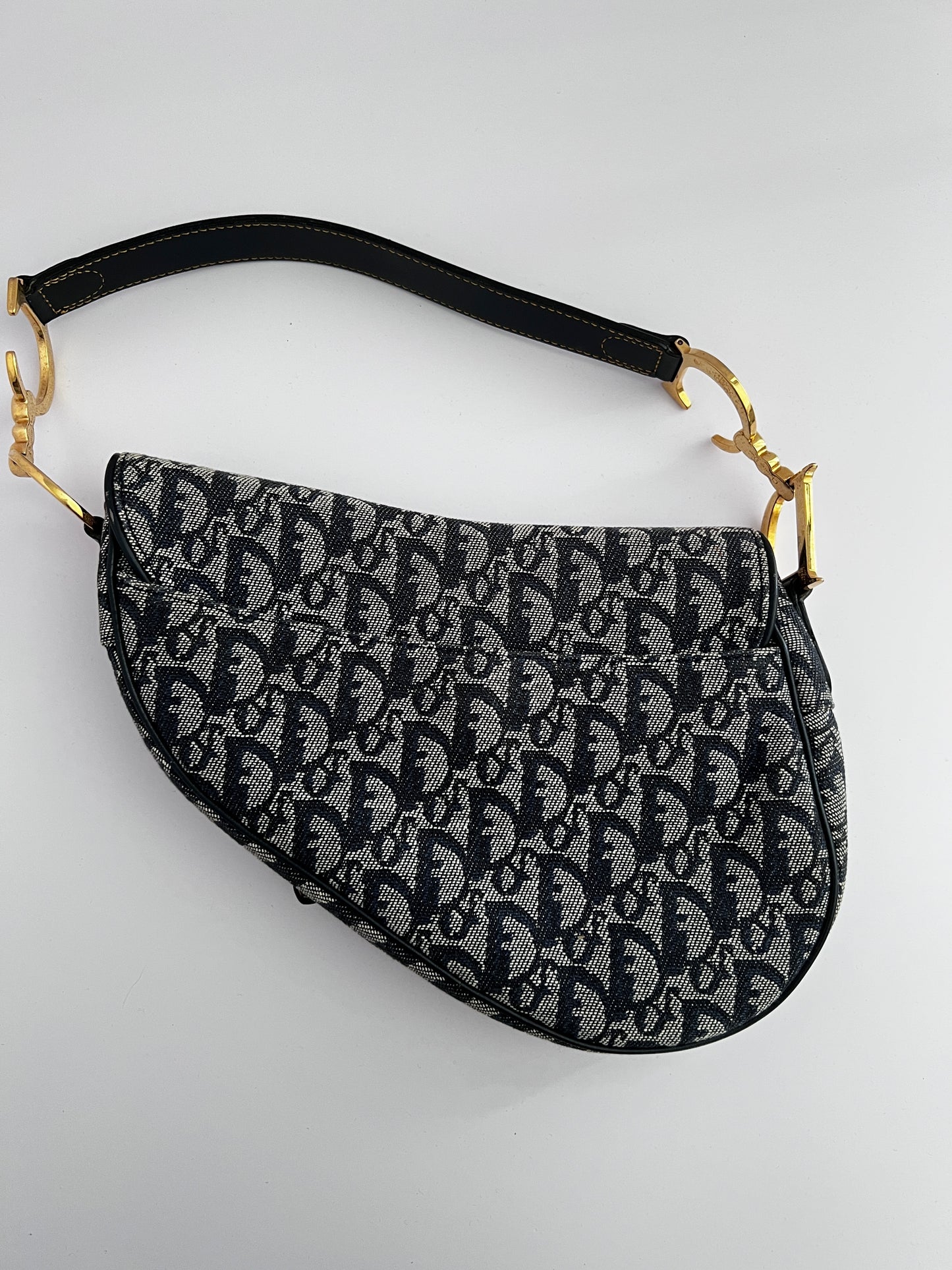 Vintage Dior Blue Diorissmo saddle bag