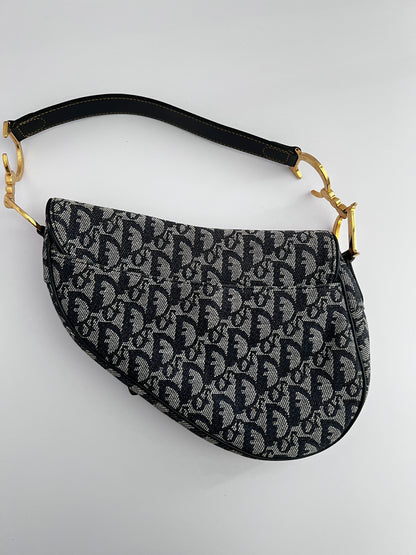 Vintage Dior Blue Diorissmo saddle bag