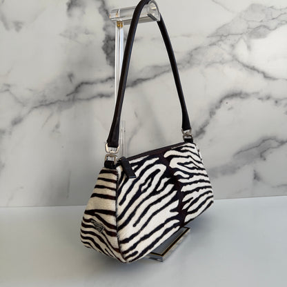 Vintage Prada Zebra Print Ponyhair Shoulder bag