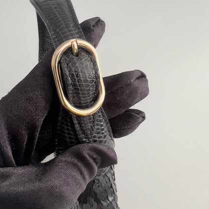 Vintage Gucci Black Sequin Mini Jackie