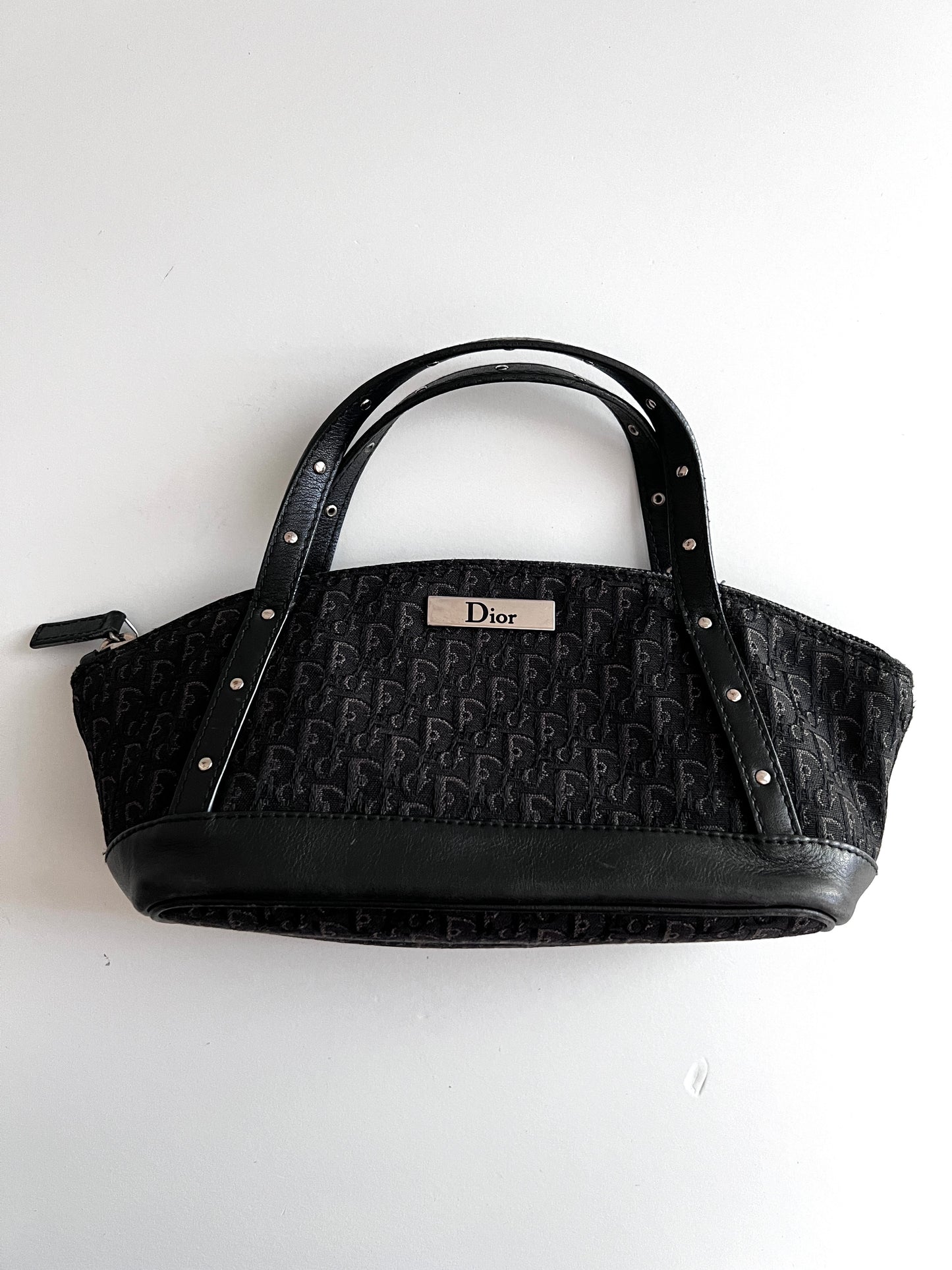 Vintage Dior diorissimo canva top handle bag