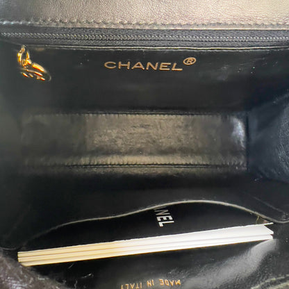 Vintage Chanel Silk Rope Mini Kelly Flap Bag 24K GHW 1997