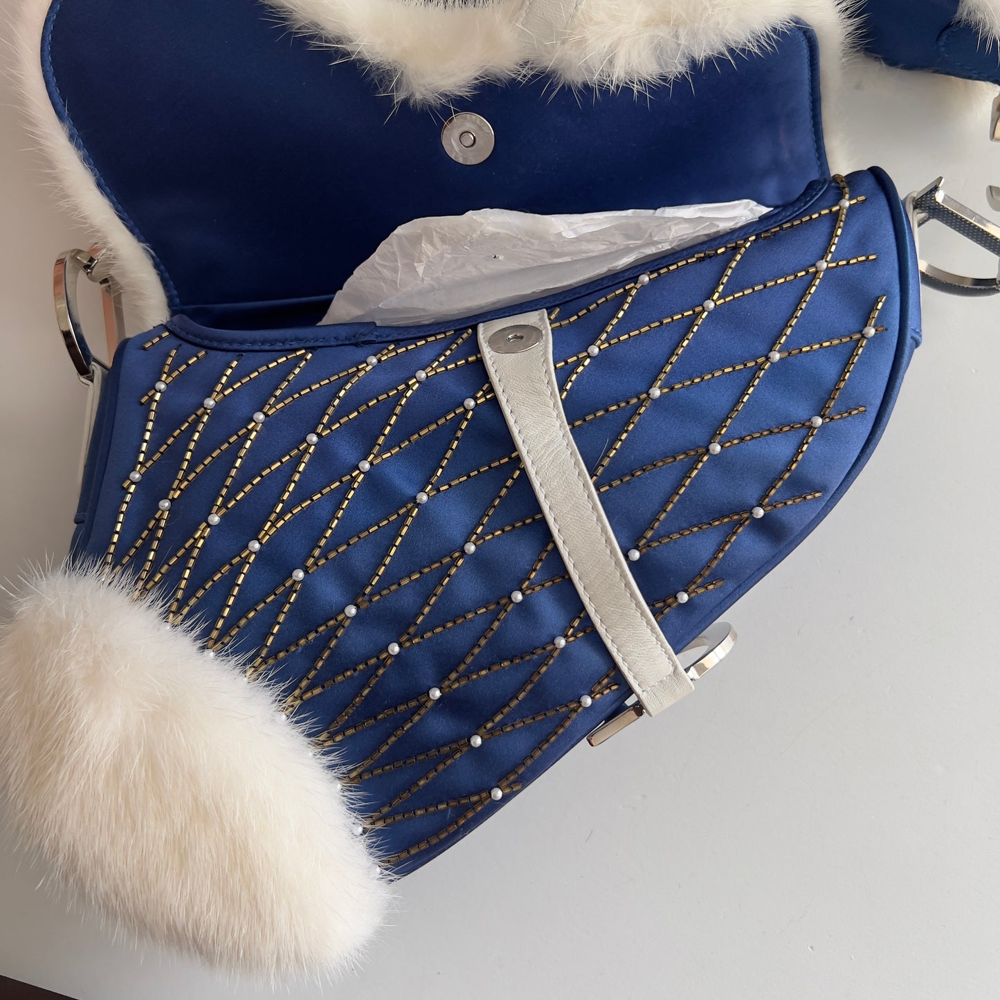 Vintage Dior Russia Saddle Bag