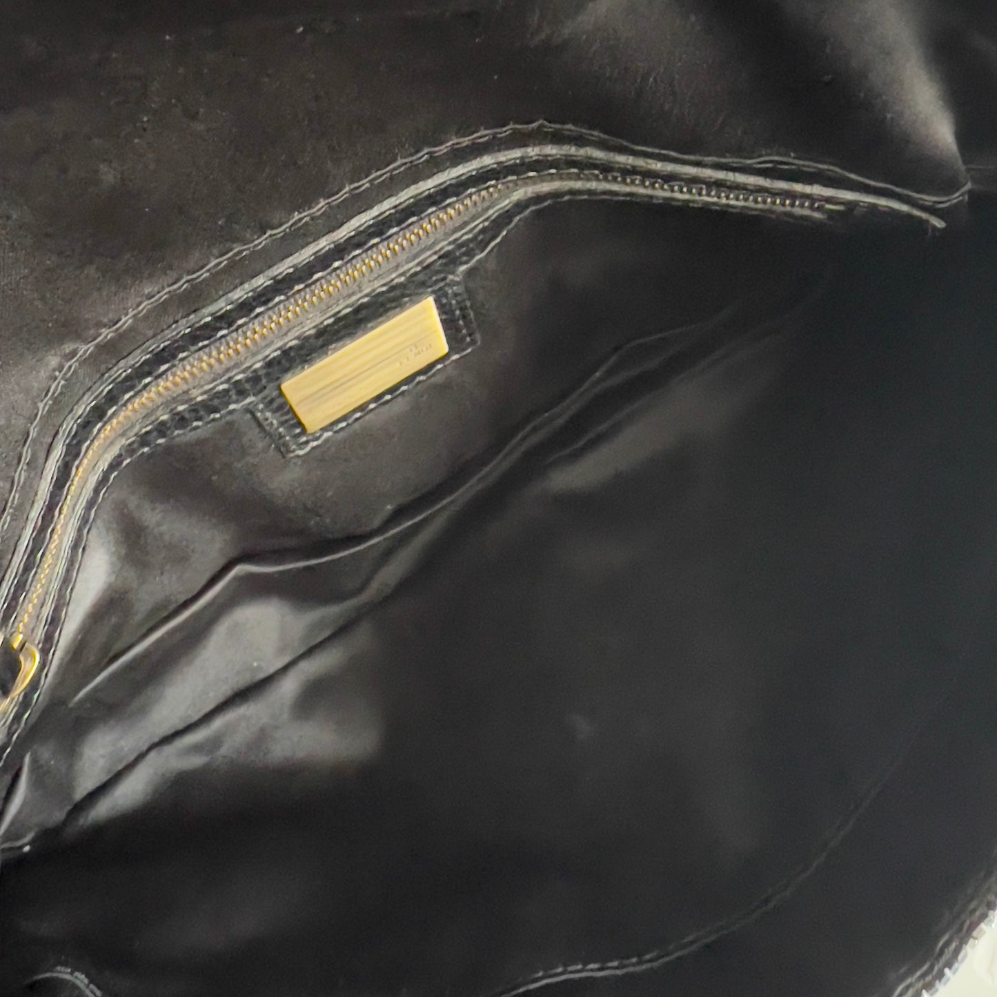 Vintage Fendi Deep Jungle Beaded Embroidery Baguette