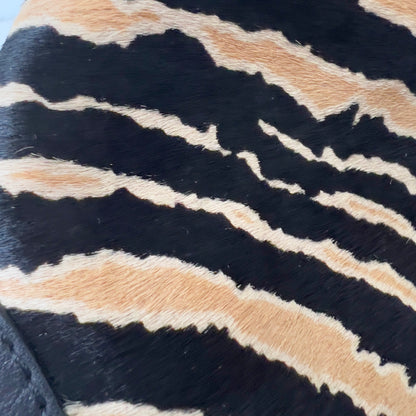Gucci Tiger Stripe Pony Hair Medium Jackie Hobo Bag