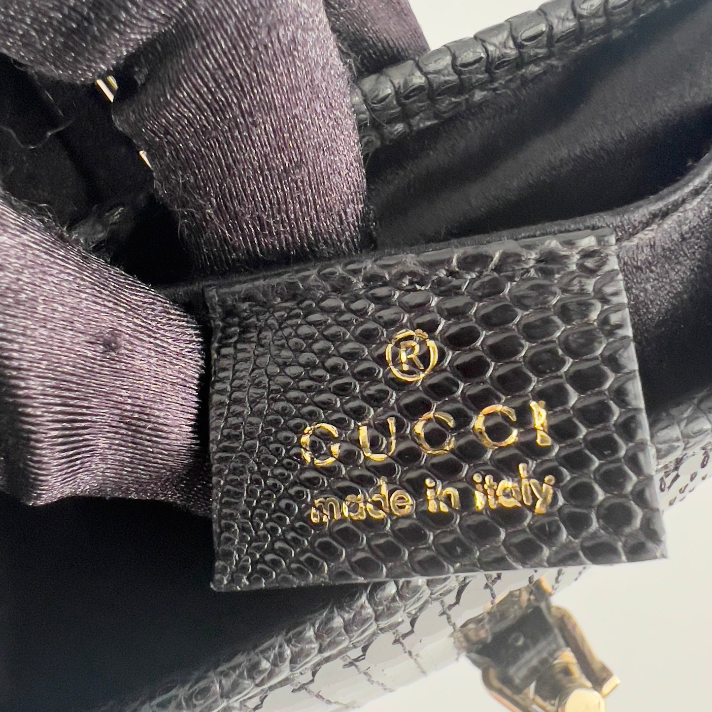 Vintage Gucci Black Sequin Mini Jackie