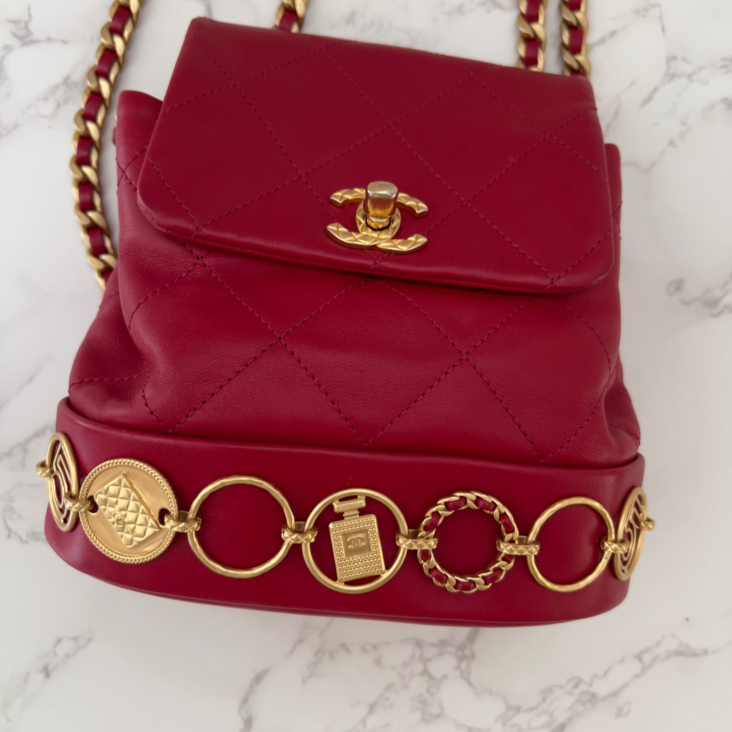 Chanel Small Coco Icon Charm Baclpack bag