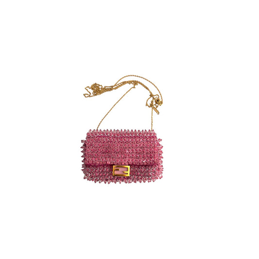 Fendi Pink Beaded Nano