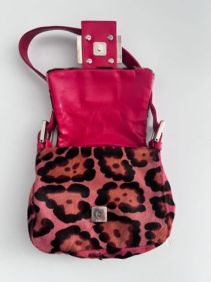 Fendi Cheetah pony hair mini bag