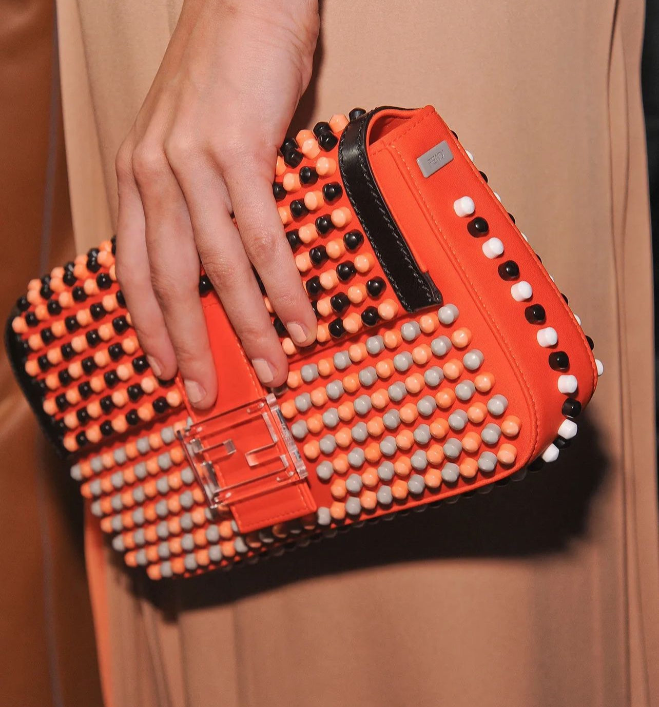 Fendi capsule orange color baguette from 2013