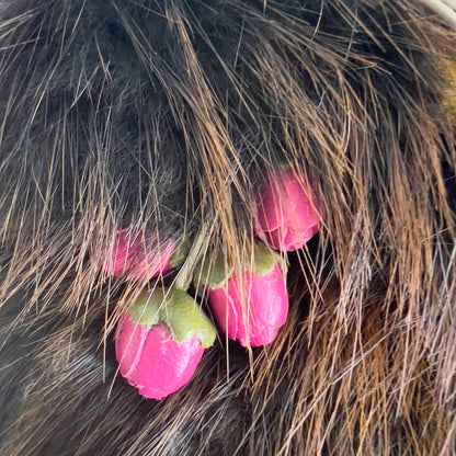 Fendi Mink Fur Flora Sellreia Baguette